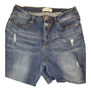Vipones distressed jeans sz 10 flared blue